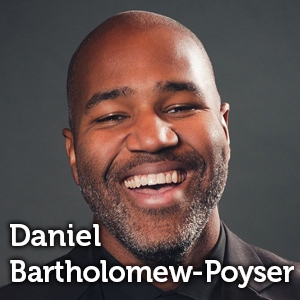 Daniel Bartholomew Poyser with a full smile