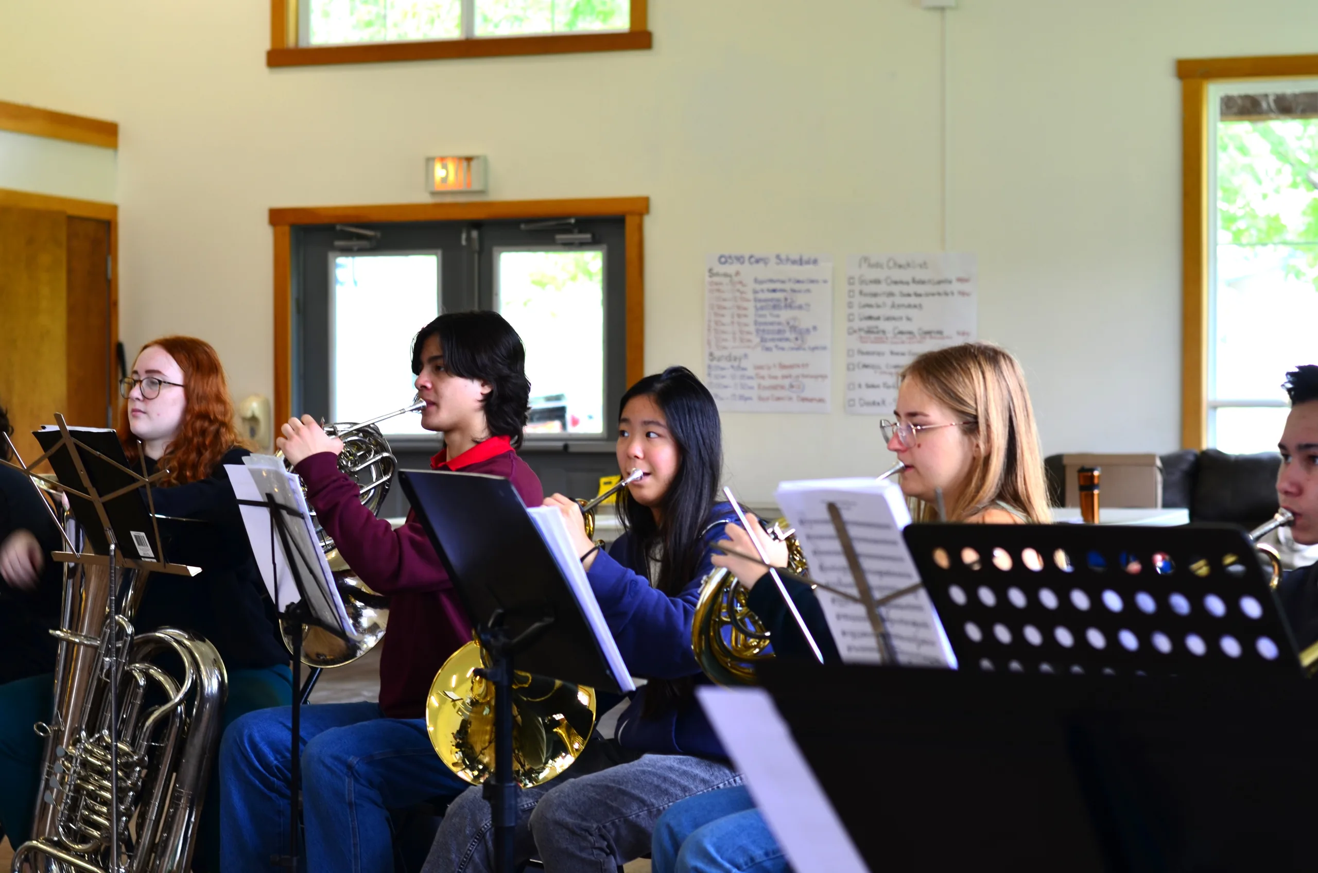 OSYO_French horns Picture of OSO OSYO side by side concert